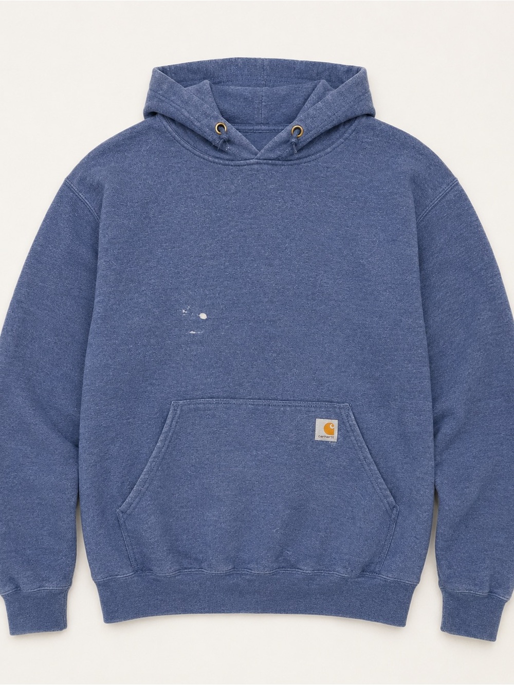 Carhartt Hoodie Original Fit K288 Mens XL Blue Graphic Sleeve Sweatshirt